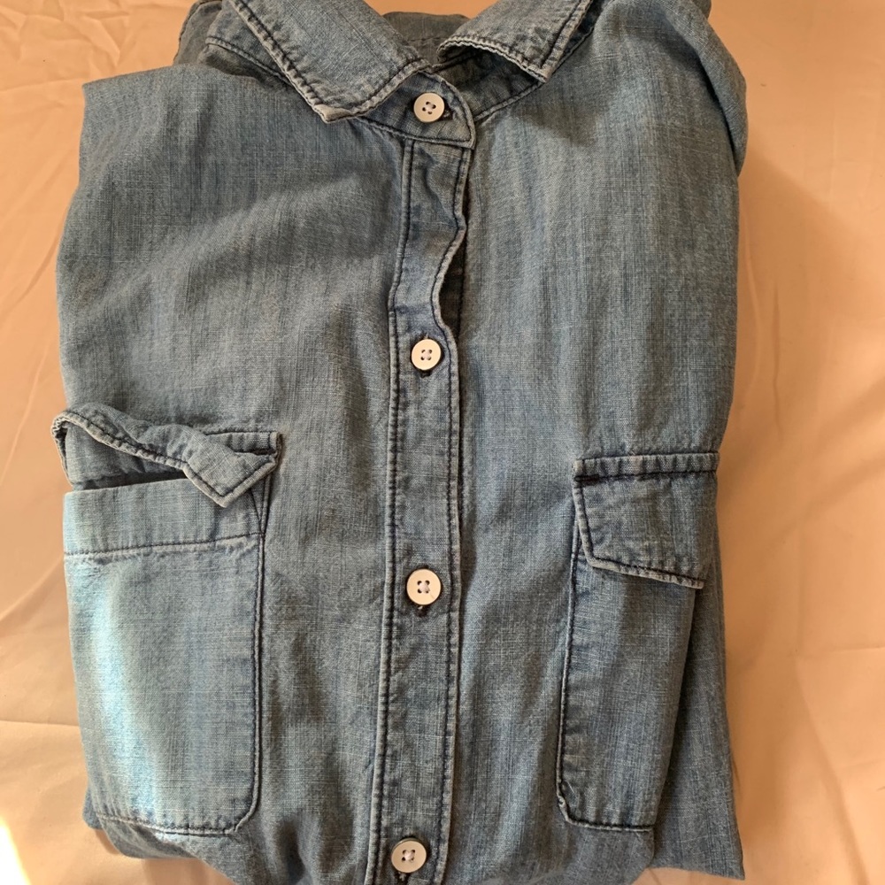 $ Blue Button Down Shirt